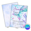 Mermaid Tail Printable Invitation