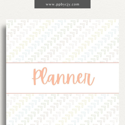 printable template page for covering a binder with popsicle style