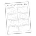 Monthly Overview Printable PDF Template