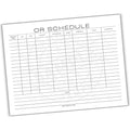 OR Schedule Printable PDF Template