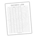 Oxygen Log Printable PDF Template
