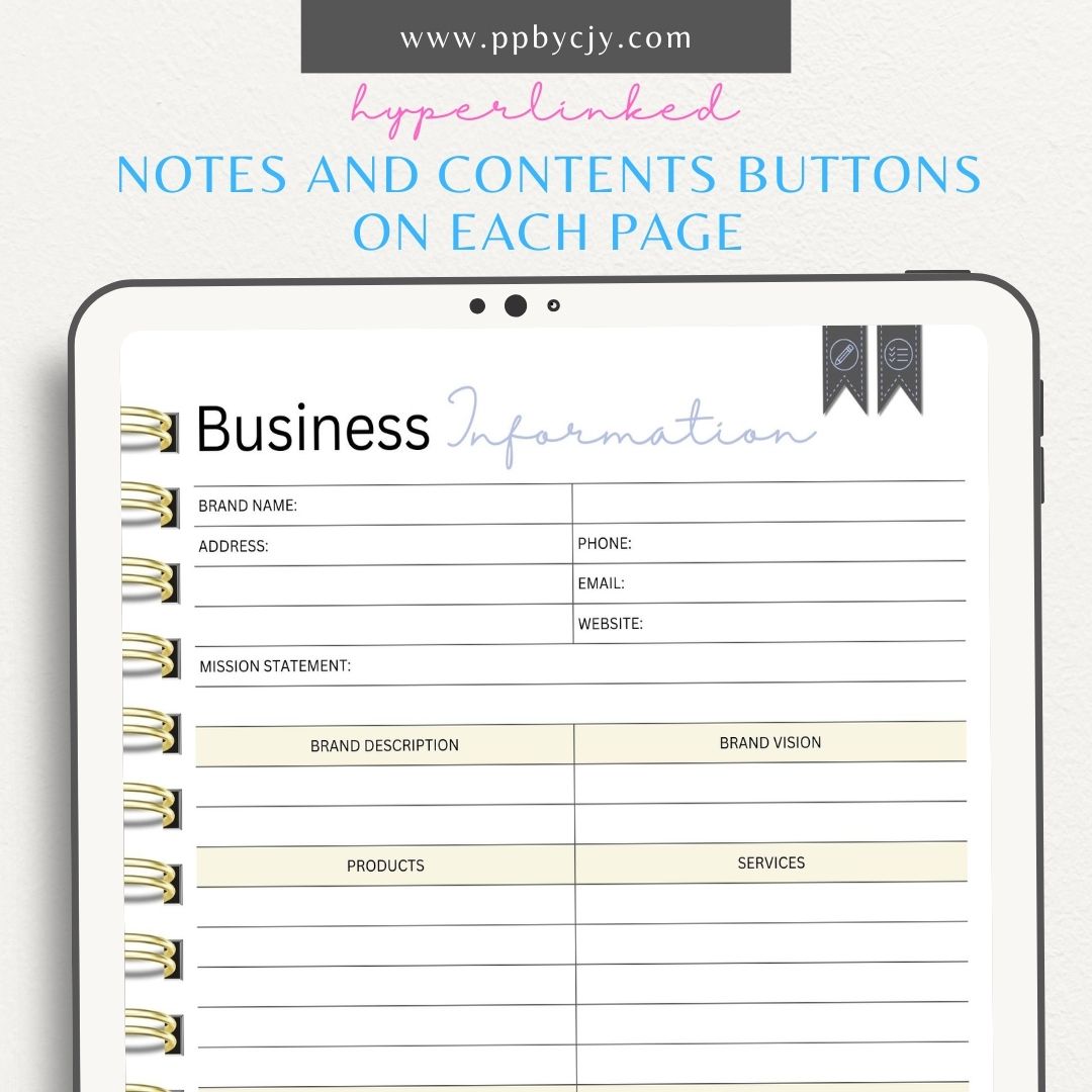 Knitting Business Digital Planner – Digital download for organizing and managing all aspects of your knitting business, including projects, orders, and finances.