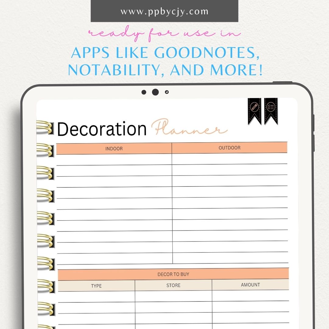 Halloween Digital Planner – Digital download featuring themed pages for organizing Halloween activities, events, and preparations.