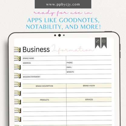 Quilt Business Digital Planner – Digital download for managing and organizing all aspects of your quilt business, from inventory to client orders