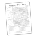 Panic Attack Tracker Printable PDF Template