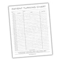 Patient Turning Chart Printable PDF Template