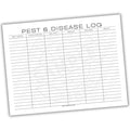 Pest & Disease Log Printable PDF Template