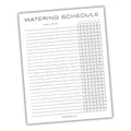 Plant Watering Schedule Printable PDF Template
