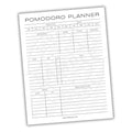 Pomodoro Planner Printable PDF Template
