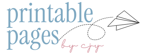 Printable Pages by CJY