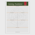 video for a christmas Party planner checklist with a green header on a white background