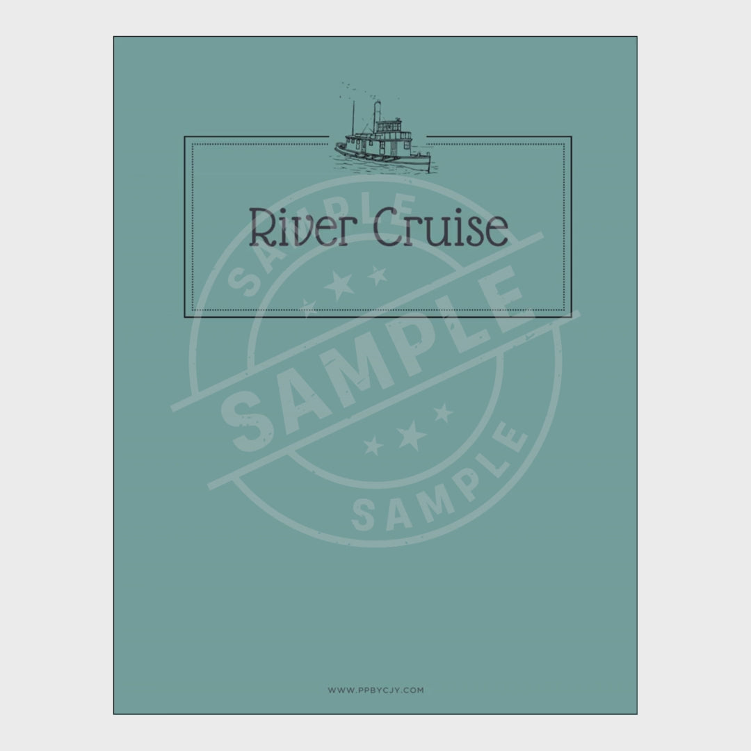 River Cruise Vacation Planner Bundle – 9 Page Travel Planning Printable
