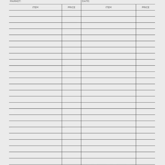 Market planner printable PDF bundle with inventory tracker, event planner, preparation checklist, and sales log.

