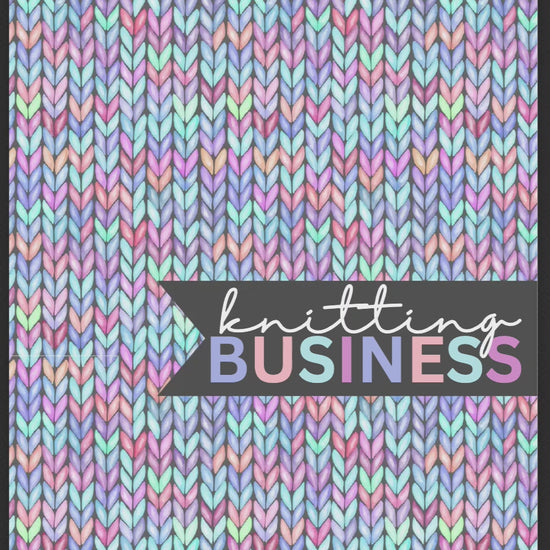 Knitting Business Planner Printable Template Bundle with 85+ pages, including inventory trackers, order logs, and marketing planners