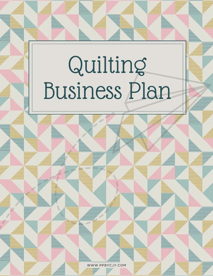 140+ page Quilting Business Printable Binder with inventory tracking, sales logs, fabric and pattern management, expense tracking, and social media planning.

