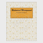 video of Collection of restaurant management planner sheets with various sections on a white background.