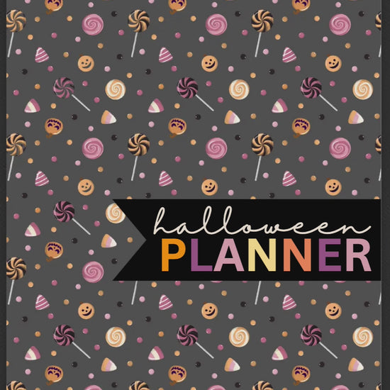 Halloween Planner Printable Template Bundle with 75+ pages, including party planners, costume trackers, and decoration organizers