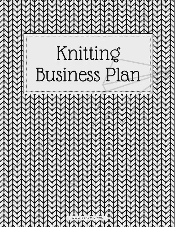 Knitting Business Planner Printable Template – Digital download for organizing business strategy, product development, marketing, and sales for knitting entrepreneurs