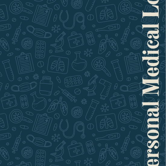 Personal Medical Printable PDF Binder with 105+ pages, including appointment logs, medication trackers, health history, and doctor visit records