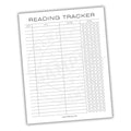 Reading Log Printable PDF Template