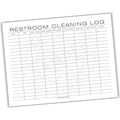 Restroom Cleaning Log Printable PDF Template