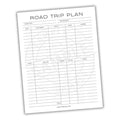 Road Trip Travel Planner Printable PDF Template