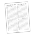 Seasonal Cleaning Checklist Printable PDF Template
