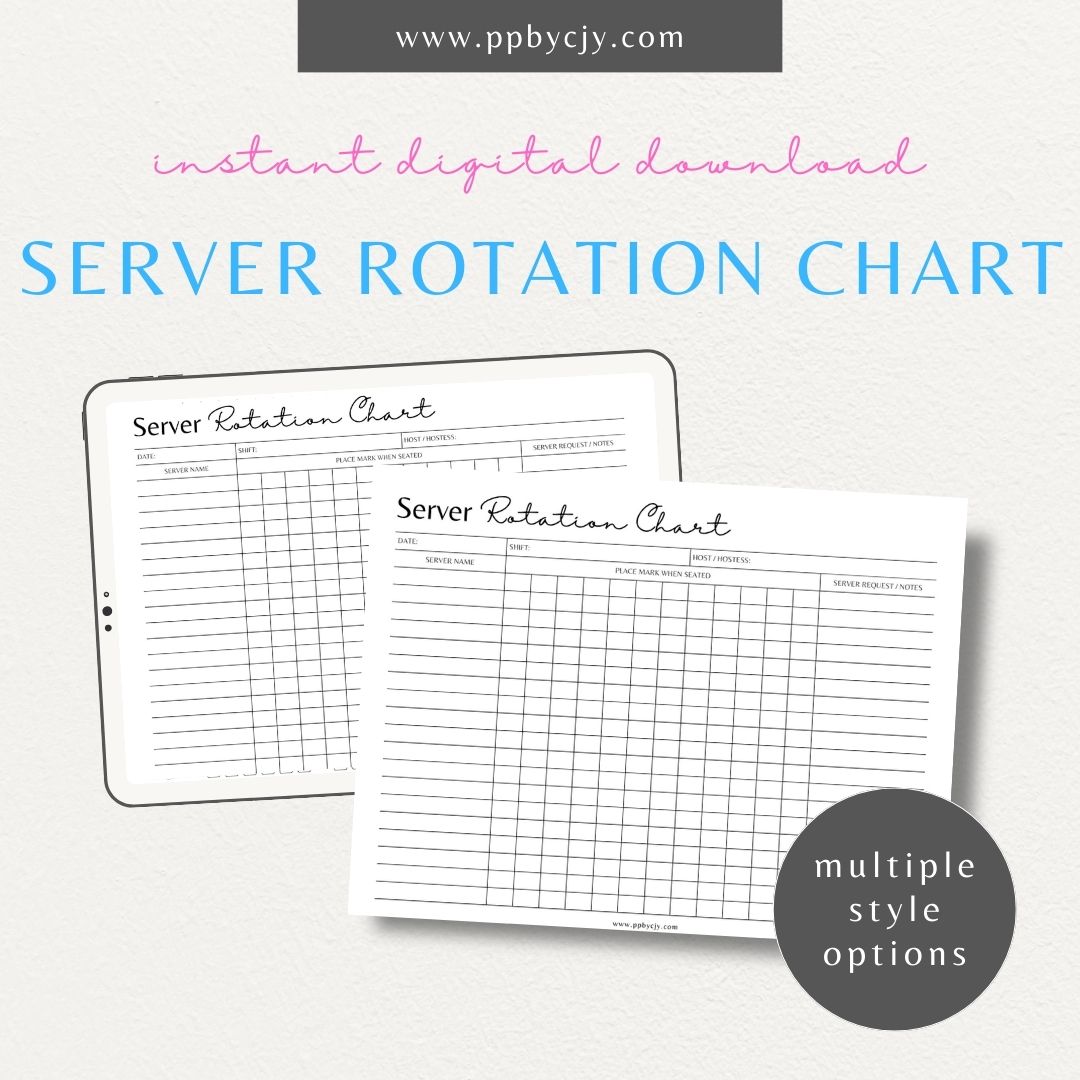 restaurant-server-rotation-chart-printable-template-for-schedules-printable-pages-by-cjy