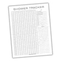 Shower Tracker Printable PDF Template