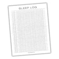 Sleep Log Printable PDF Template