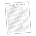 Sleep Monitoring Tracker Printable PDF Template