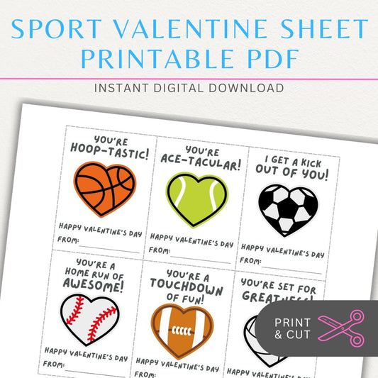 Sports-themed Valentine’s Day cards with fun designs and playful love quotes for sports lovers.
