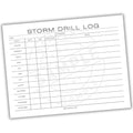 Storm Drill Log Printable PDF Template