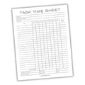 Task Time Tracker Printable PDF Template