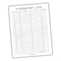 Therapist Logbook Printable PDF Template