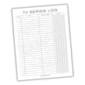 TV Series Tracker Printable PDF Template