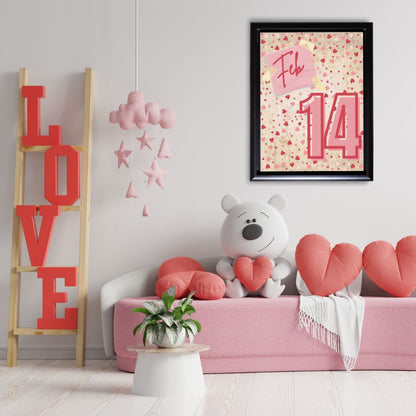 Set of 8 Valentines-themed wall art printables with love quotes, hearts, and romantic designs for stylish home decor.
