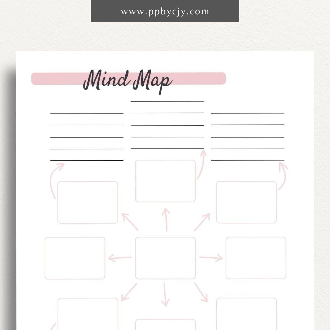 Mind Map Printable PDF Template