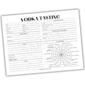 Single Vodka Tasting Scorecard Printable – Detailed Notes & Flavor Wheel