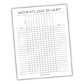 Workflow Chart Printable PDF Template